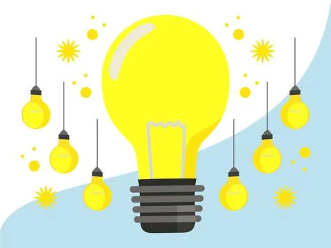 Light Bulbs Concept Illustration Stock Illustration