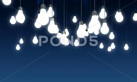 Light bulbs Stock Illustration