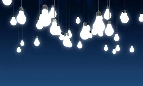 Light bulbs Stock Illustration