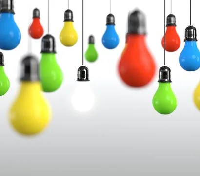 Light bulbs Stock Illustration