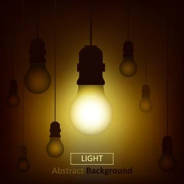 Light bulbs Stock Illustration