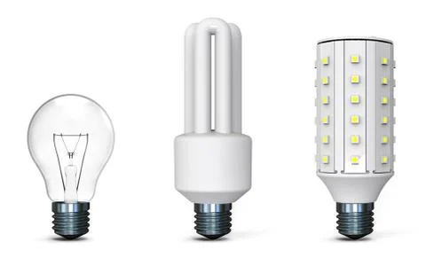 Light bulbs Stock Illustration