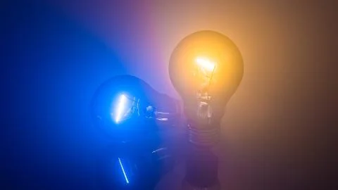 LIGHT BULBS Stock Illustration