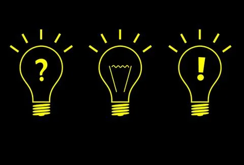 Light bulbs Stock Illustration