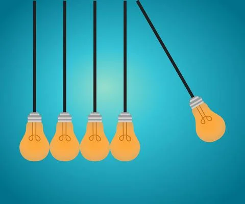 Light bulbs Stock Illustration
