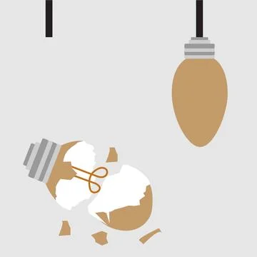 Light bulbs Stock Illustration