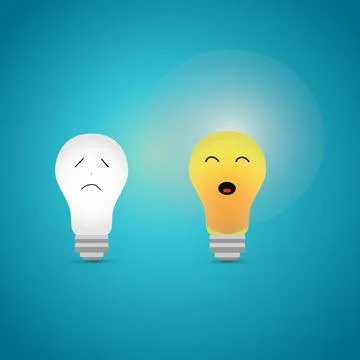 Light bulbs Stock Illustration