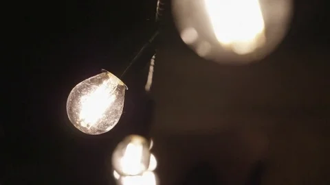 Light Bulbs Outdoor Stock Footage 83366011