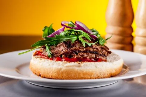 Light burger Stock Photos