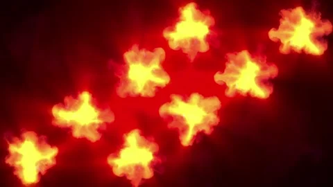 Light burst red 04 Stock Footage 337862420