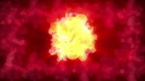 Light burst red 06 Stock Footage 337862427