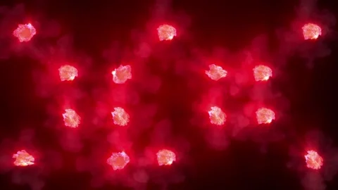 Light burst red 13 Stock Footage 337862440