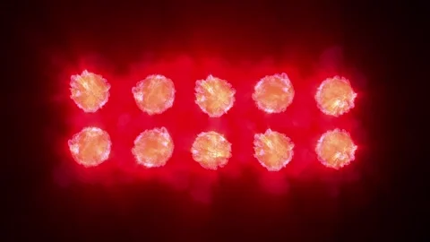 Light burst red 31 Stock Footage 337862364