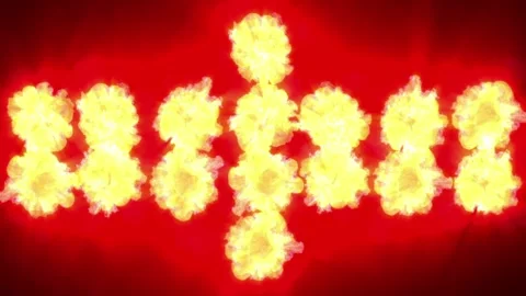 Light burst red 37 Stock Footage 337862383