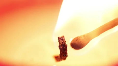 Light a candle with match macro Stock Footage 36382966