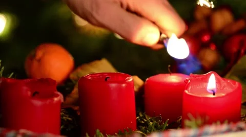 Light the candles 動画素材 45252345