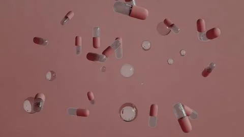 Light capsules and bubbles in mid-air Illustrazione stock