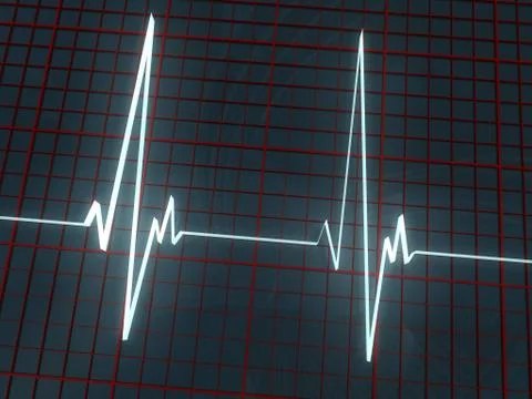 Light cardiogram Stock Illustration