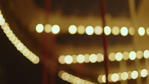 Light of a carousel in the night 库存影片 346706700