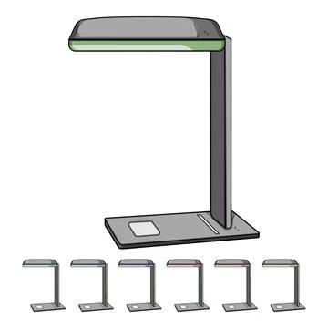 Light charging lamp wireless cartoon vector graphic Stock Illustration
