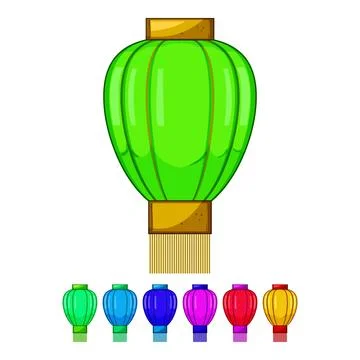 Light chinese lamp cartoon vector graphic Stock Illustration