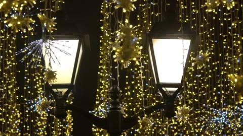 Light christmas background 库存影片 95698906