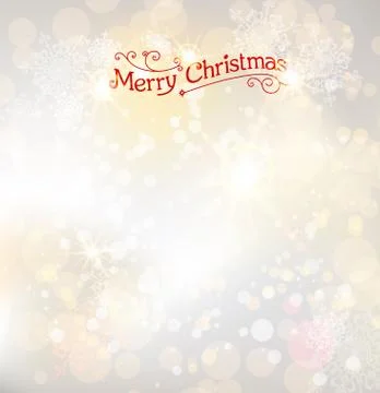 Light christmas background Illustrazione stock