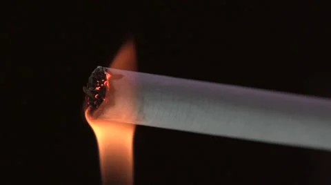 Light a Cigarette Stock-Footage 46592914