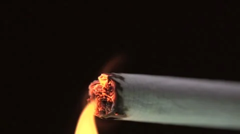 Light a Cigarette Stock Footage 46593661