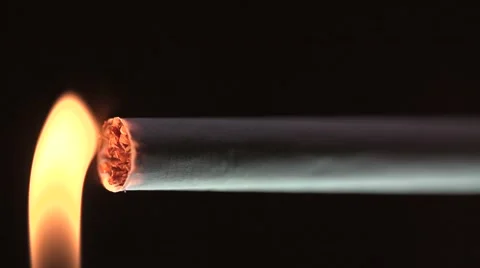 Light a Cigarette Stock-Footage 46593681