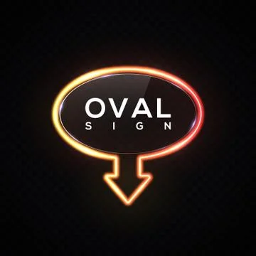 Light circle arrows symbol. Glowing frame. Stock Illustration