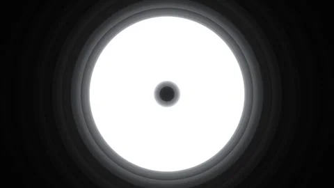 Light circle with dark center and gradient effect in black Stock Footage 339576809