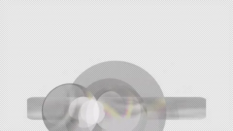 Light Circles - Blue &amp; Grey Lower Thirds Video stock 271628049