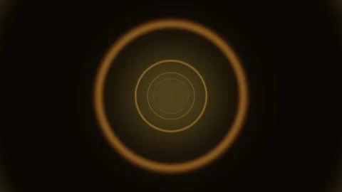 Light circles created with digital effects in dark Stock Footage 340211780