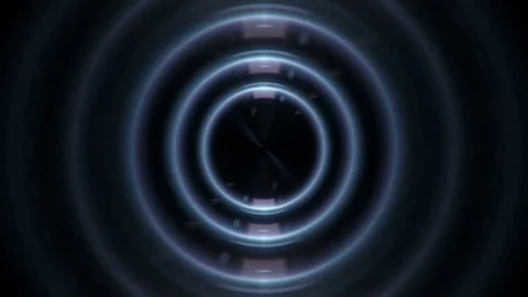 Light circles motion background Stock Footage 75968359