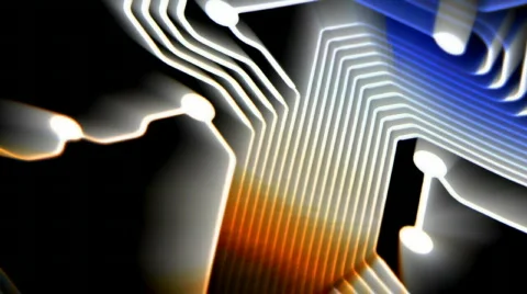 Light circuit technology Stock Footage 561569