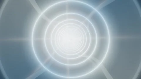 Light circular pattern with glow effect in dark background Stock Footage 337387065