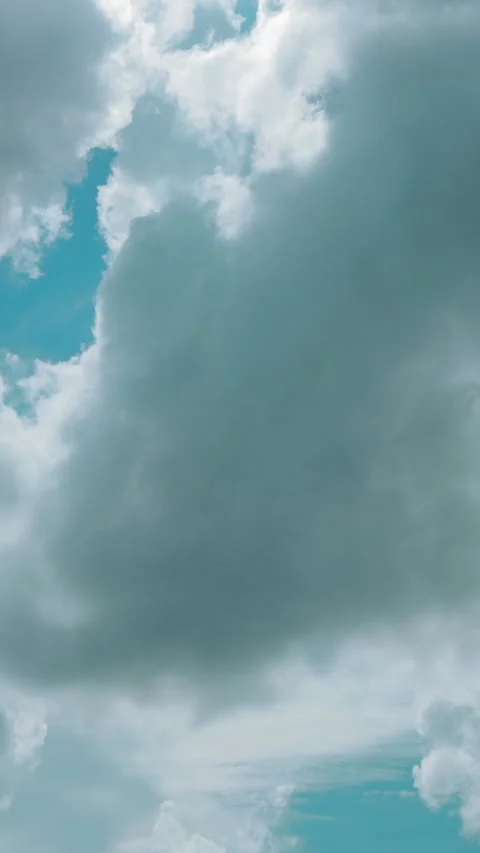 Light Cirrus Clouds Cloud Sky In Blue Aquamarine Pale-blue Colors Moving In Stock Footage 341388474