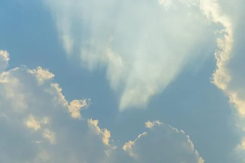 Light cloud with blue sky background beautiful nature Stock Photos