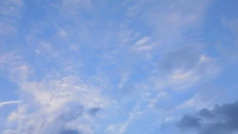 Light Clouds and Blue Sky Vibe 스톡 사진