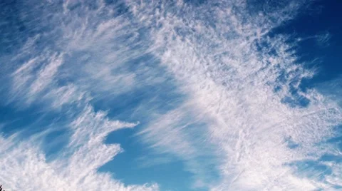 Light clouds on a blue sky (timelapse) Stock Footage 43153128