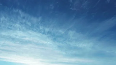 Light clouds in morning sky Stockbeeldmateriaal 130863875