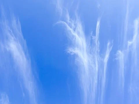 Light clouds in the sky Stock Photos