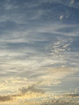 Light clouds in the sky Stock Photos