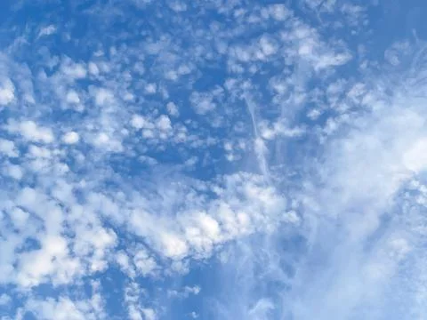 Light clouds in the sky Stock Photos