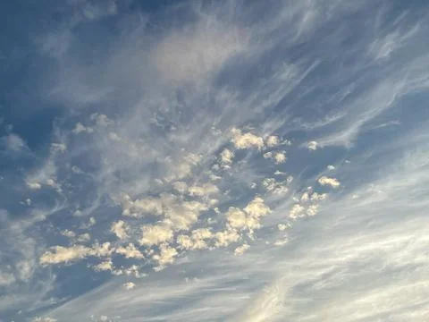 Light clouds in the sky Stock Photos