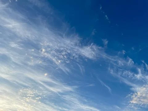 Light clouds in the sky Stock Photos