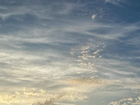 Light clouds in the sky Stock Photos