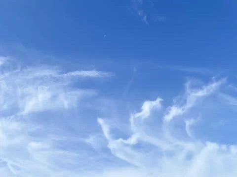 Light clouds in the sky Stock Photos