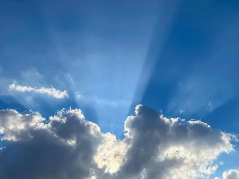Light clouds in the sky Stock Photos
